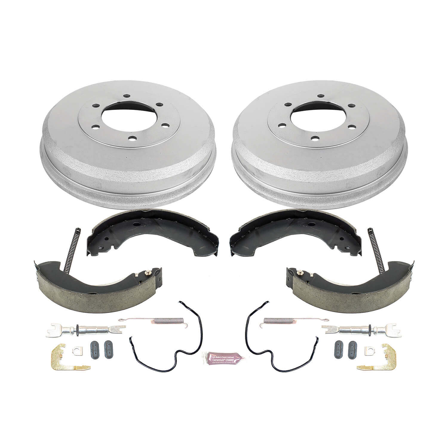 Power Stop KOE15393DK 1-Click Daily Driver Rear Drum And Shoe Kit for 2004-2008 Chevrolet Colorado product image