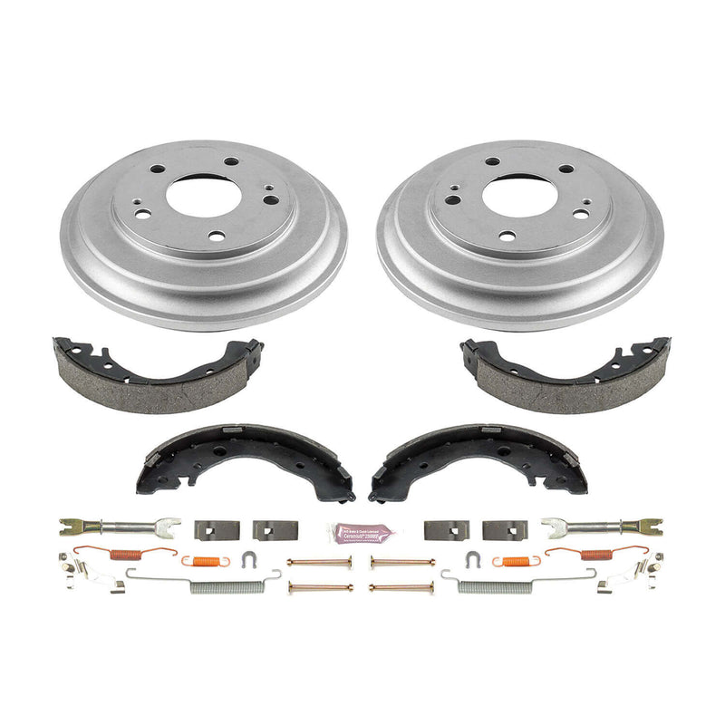 Power Stop KOE15397DK 1-Click Daily Driver Rear Drum And Shoe Kit for 2006-2011 Honda Civic product image