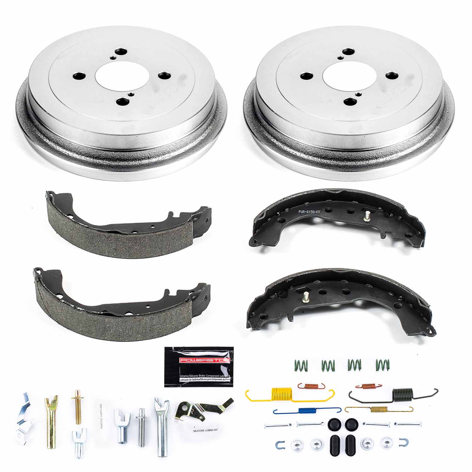 Power Stop KOE15402DK 1-Click Daily Driver Rear Drum And Shoe Kit for 2007-2014 Toyota Yaris product image
