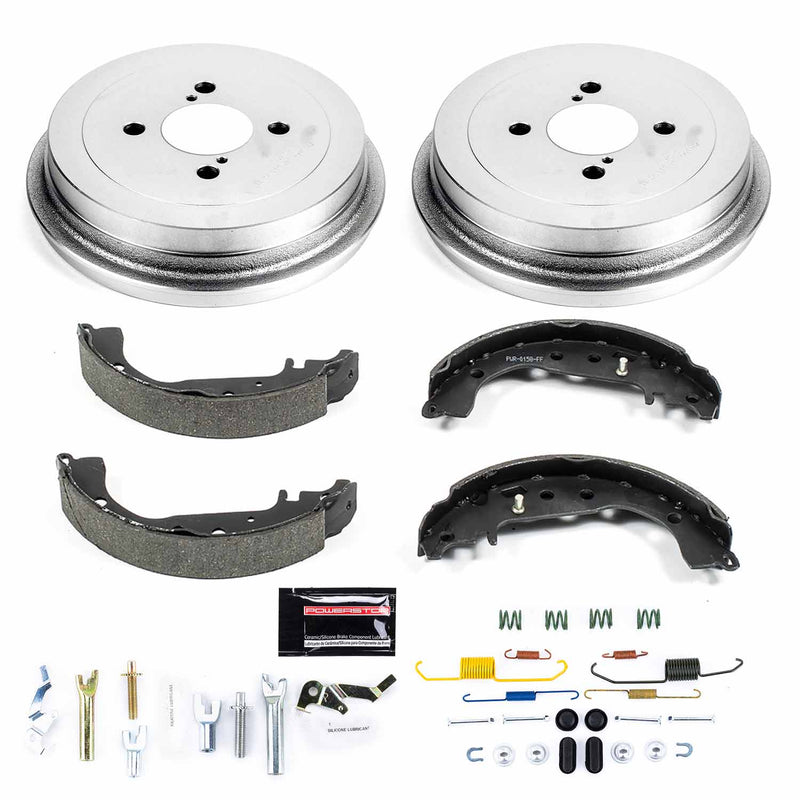 Power Stop KOE15402DK 1-Click Daily Driver Rear Drum And Shoe Kit for 2007-2014 Toyota Yaris product image