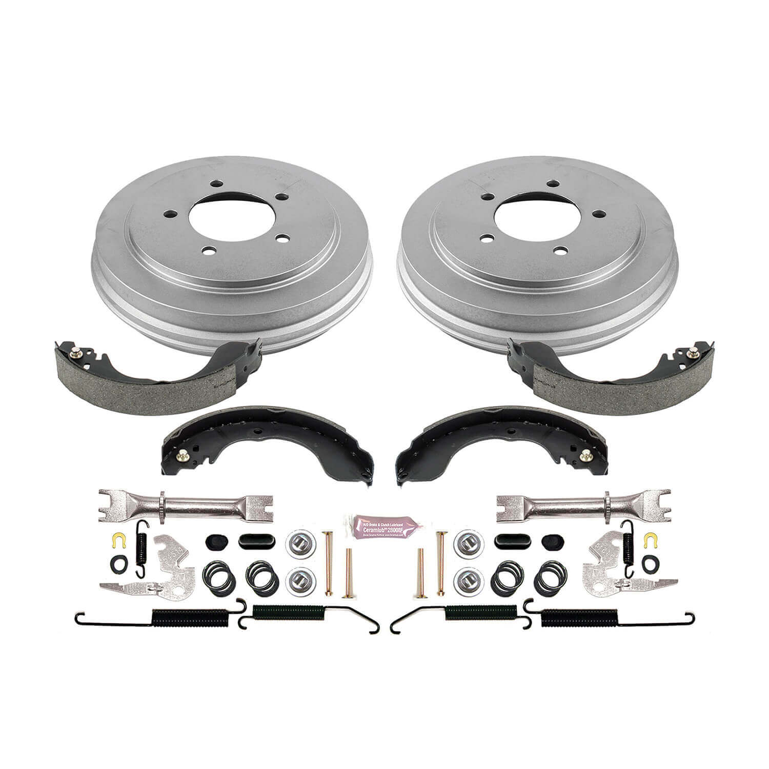 Power Stop KOE15403DK 1-Click Daily Driver Rear Drum And Shoe Kit for 2007-2017 Chrysler Sebring product image