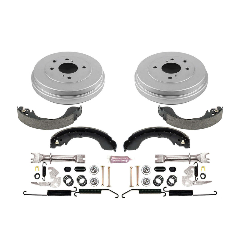 Power Stop KOE15404DK 1-Click Daily Driver Rear Drum And Shoe Kit for 2007-2014 Nissan Cube product image