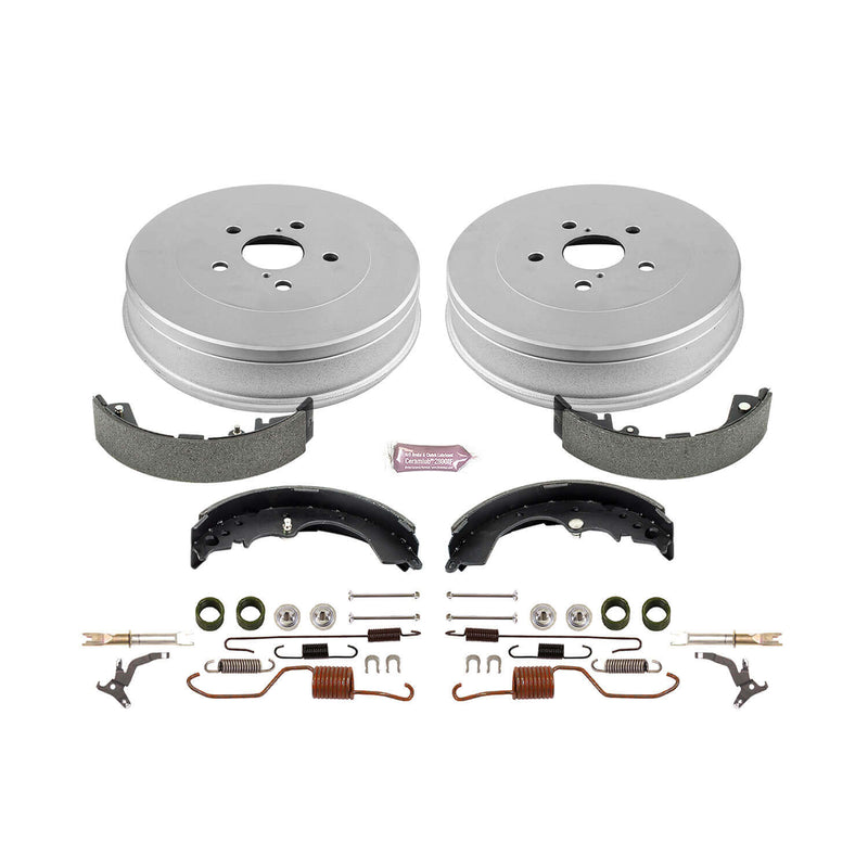 Power Stop KOE15412DK 1-Click Daily Driver Rear Drum And Shoe Kit for 2005-2015 Toyota Tacoma product image