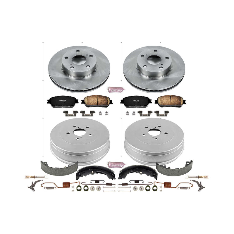Power Stop KOE15413DK Autospecialty 1-Click Daily Driver Front And Rear Brake Kit for 2005-2015 Toyota Tacoma product image