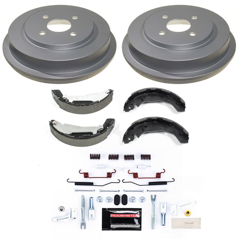Power Stop KOE15416DK - 1-Click Daily Driver Rear Drum And Shoe Kit vehicle fitment brake part