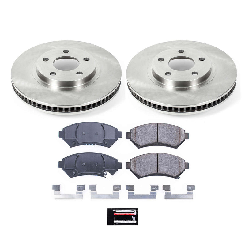 Power Stop KOE1542 Autospecialty - 1-Click Daily Driver Brake Kits (Front) for 1997-2005 Buick Lesabre product image