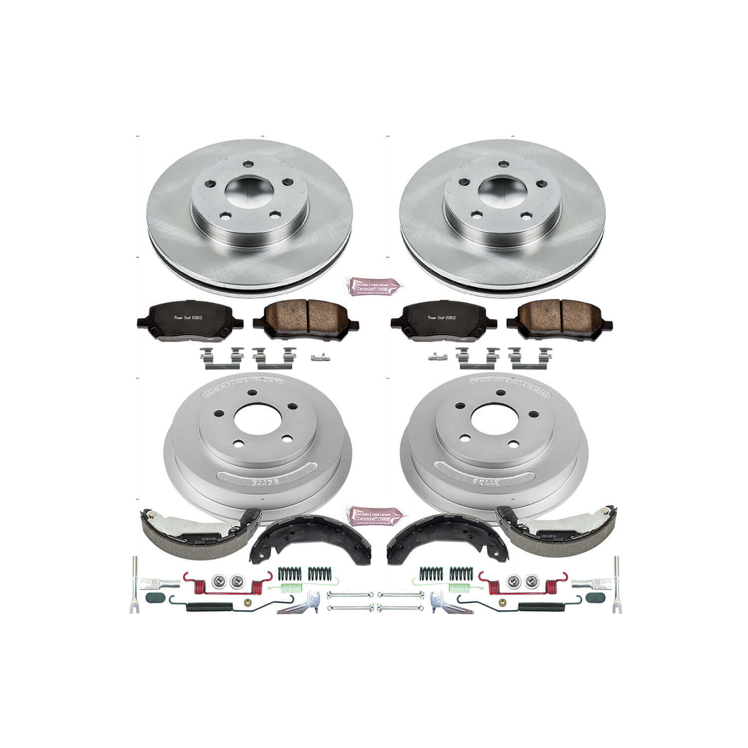 Power Stop KOE15422DK Autospecialty 1-Click Daily Driver Front And Rear Brake Kit for 2009-2010 Chevrolet Cobalt product image