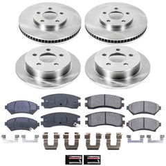 Power Stop KOE1544 Autospecialty - 1-Click Daily Driver Brake Kits (Front And Rear) for 1998-2005 Chevrolet Impala product image