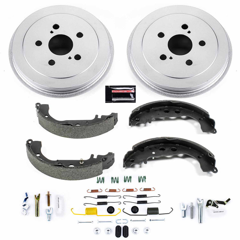 Power Stop KOE15444DK 1-Click Daily Driver Rear Drum And Shoe Kit for 2004-2006 Toyota Prius Base product image