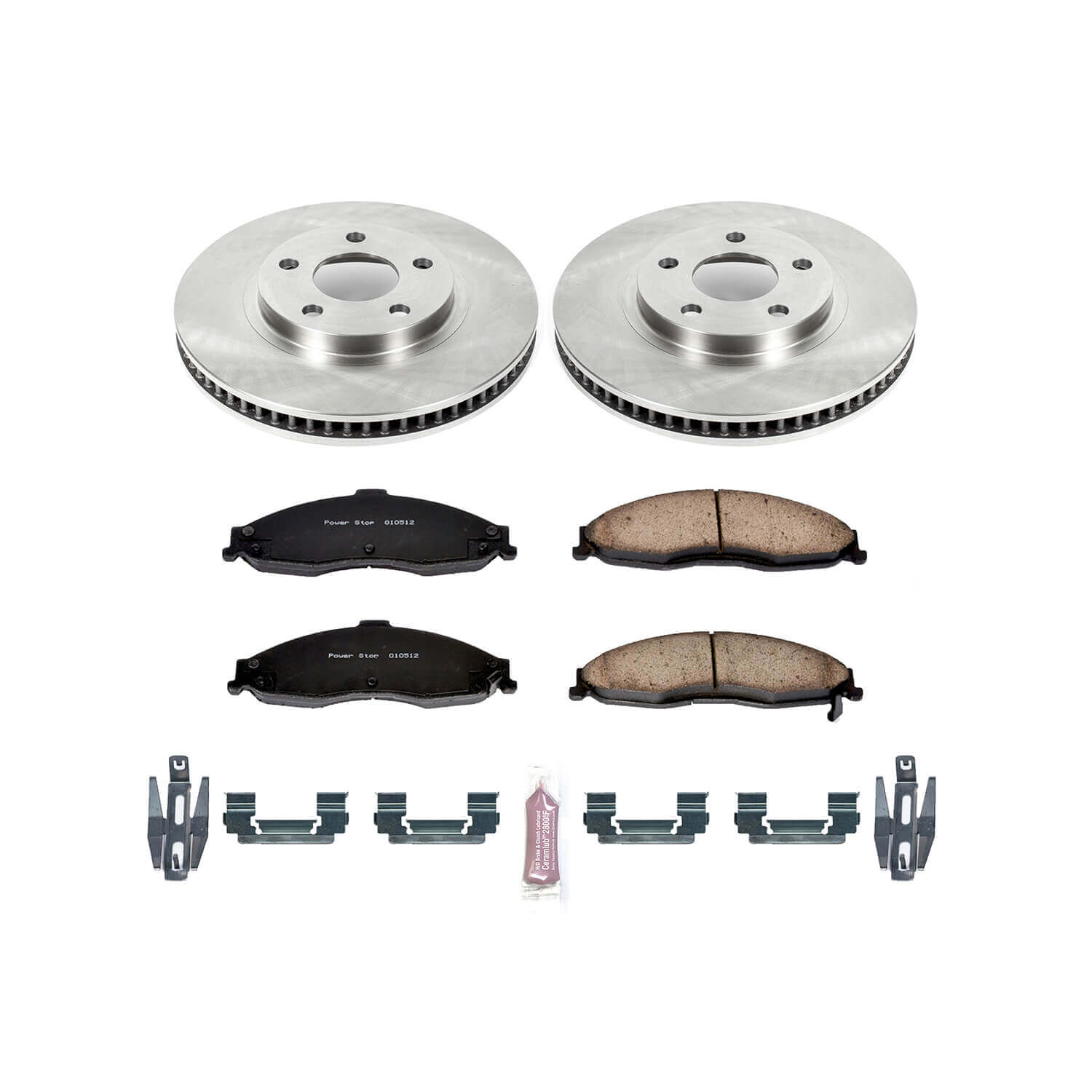 Power Stop KOE1547 Autospecialty - 1-Click Daily Driver Brake Kits (Front) for 1998-2002 Chevrolet Camaro product image