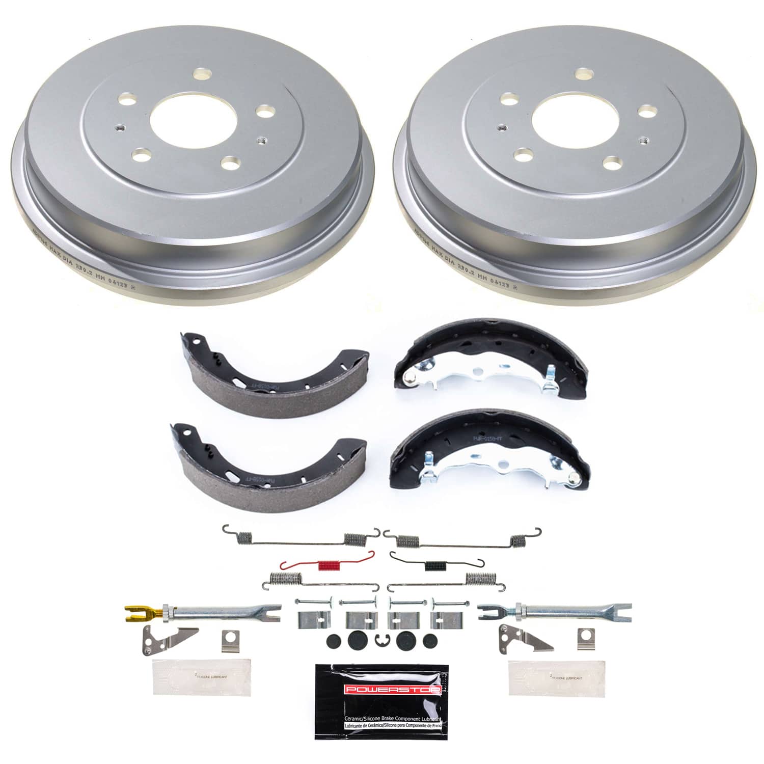 Power Stop KOE15470DK - 1-Click Daily Driver Rear Drum And Shoe Kit vehicle fitment brake part