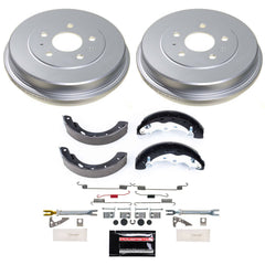 Power Stop KOE15470DK - 1-Click Daily Driver Rear Drum And Shoe Kit vehicle fitment brake part