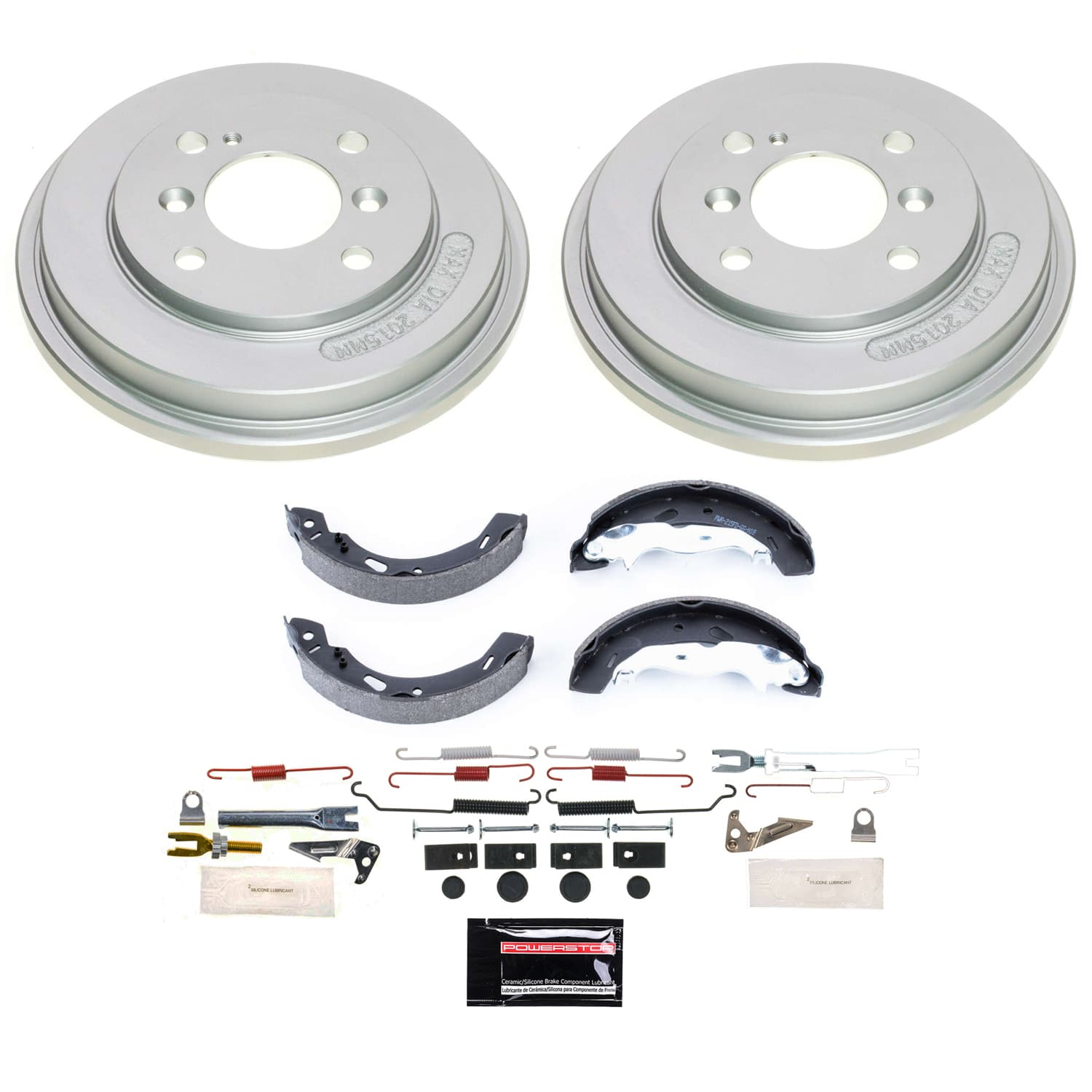 Power Stop KOE15471DK - 1-Click Daily Driver Rear Drum And Shoe Kit vehicle fitment brake part