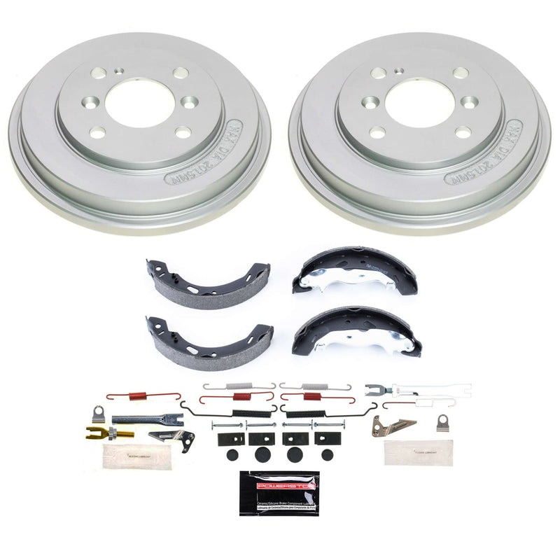 Power Stop KOE15471DK - 1-Click Daily Driver Rear Drum And Shoe Kit vehicle fitment brake part