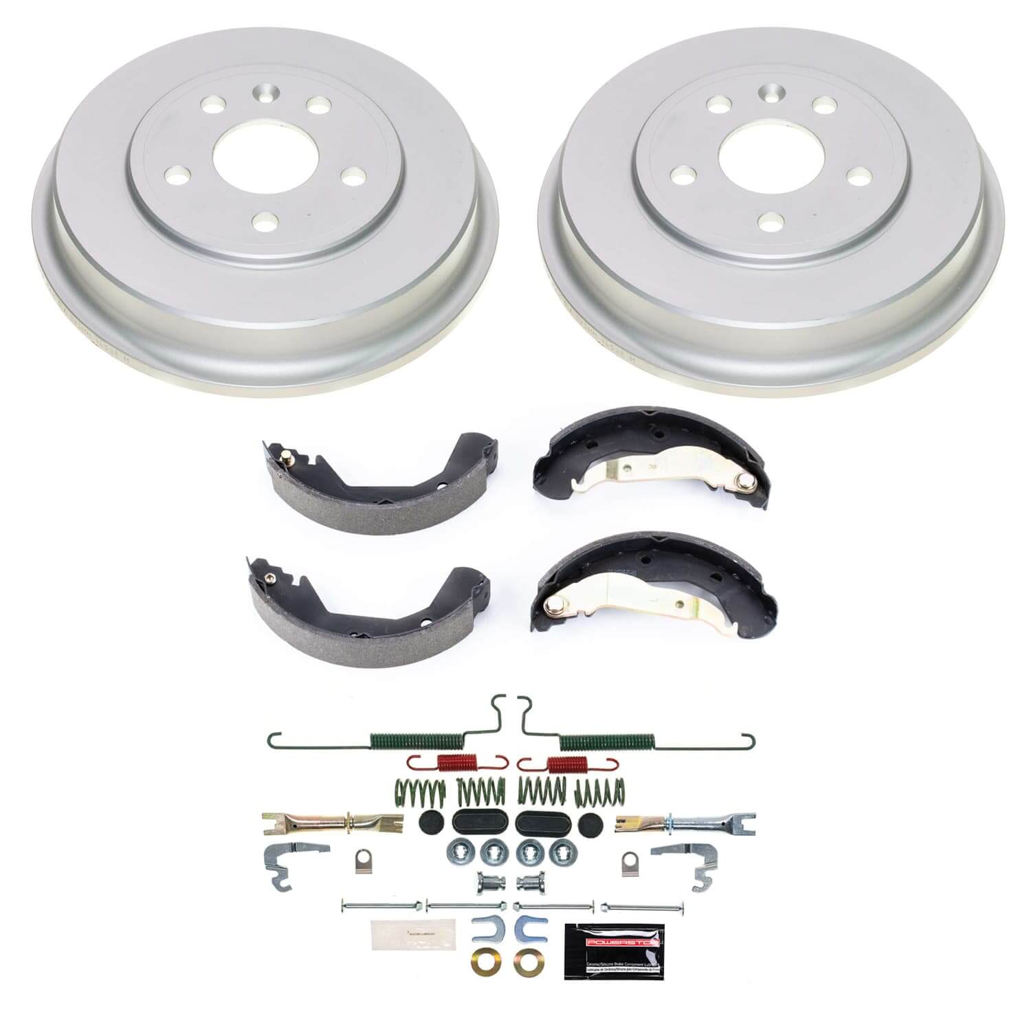 Power Stop KOE15472DK - 1-Click Daily Driver Rear Drum And Shoe Kit vehicle fitment brake part