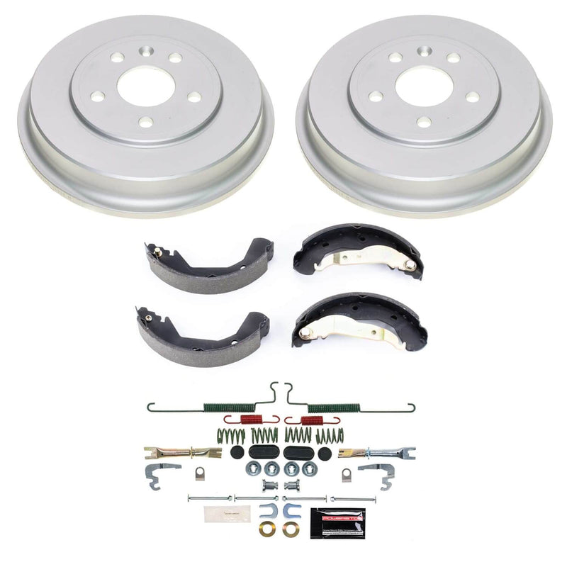 Power Stop KOE15472DK - 1-Click Daily Driver Rear Drum And Shoe Kit vehicle fitment brake part