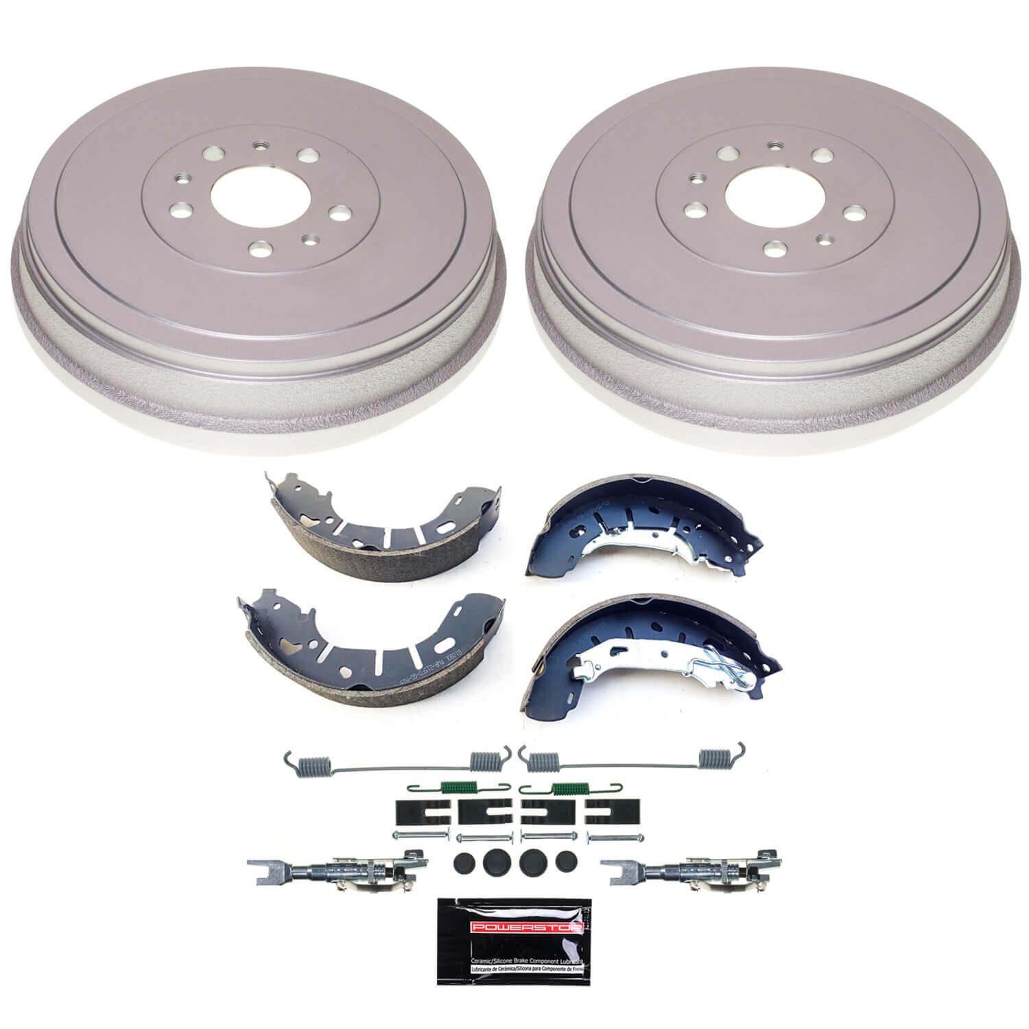 Power Stop KOE15473DK - 1-Click Daily Driver Rear Drum And Shoe Kit vehicle fitment brake part