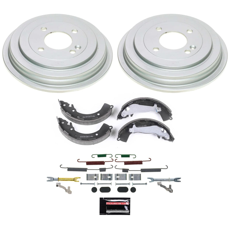 Power Stop KOE15476DK - 1-Click Daily Driver Rear Drum And Shoe Kit vehicle fitment brake part