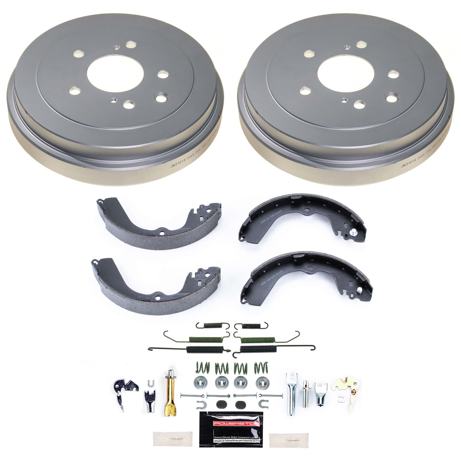 Power Stop KOE15478DK - 1-Click Daily Driver Rear Drum And Shoe Kit vehicle fitment brake part