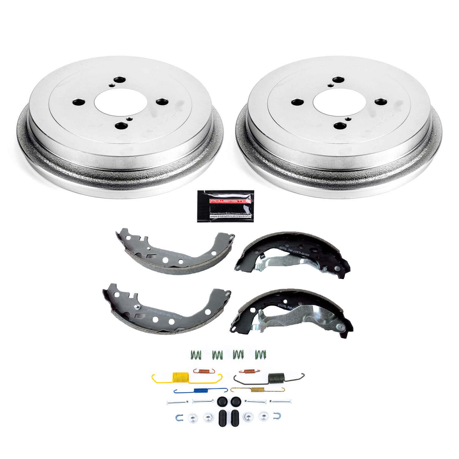 Power Stop KOE15479DK Rear Autospecialty 1-Click OE Replacement Pad And Rotor Kit for 2015-2018 Toyota Yaris L, LE Rear Drum product image