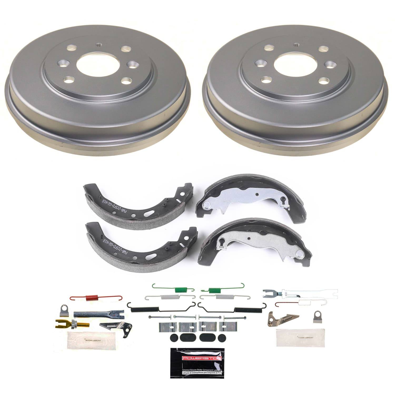 Power Stop KOE15480DK - 1-Click Daily Driver Rear Drum And Shoe Kit vehicle fitment brake part