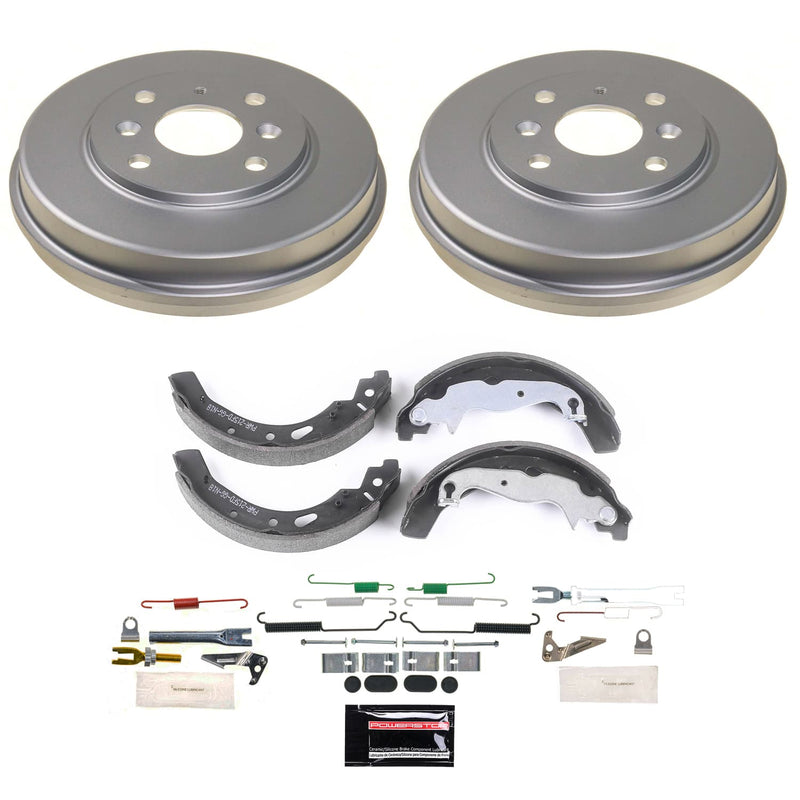 Power Stop KOE15480DK - 1-Click Daily Driver Rear Drum And Shoe Kit vehicle fitment brake part