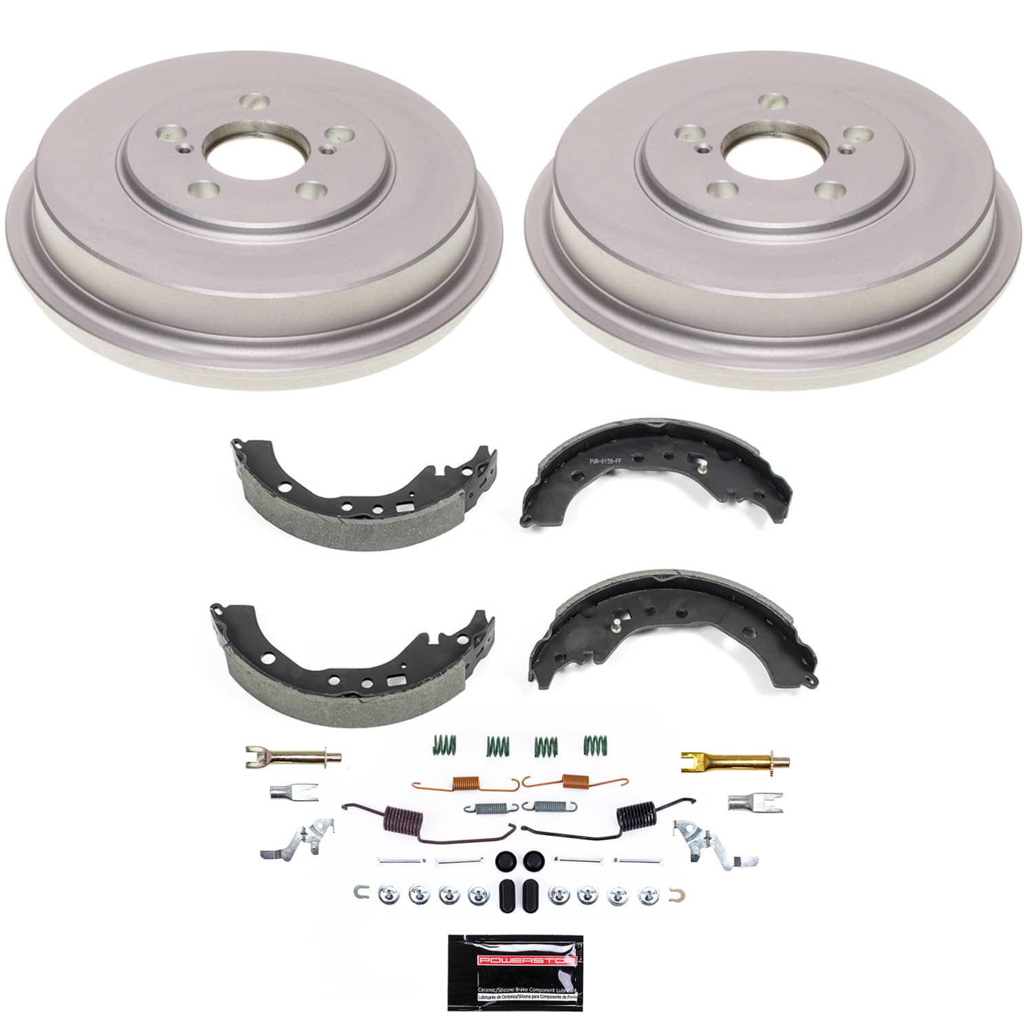 Power Stop KOE15483DK - 1-Click Daily Driver Rear Drum And Shoe Kit vehicle fitment brake part