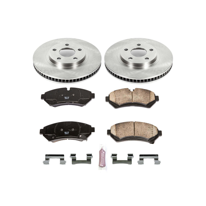 Power Stop KOE1549 Autospecialty - 1-Click Daily Driver Brake Kits (Front) for 1998-2002 Cadillac Seville product image