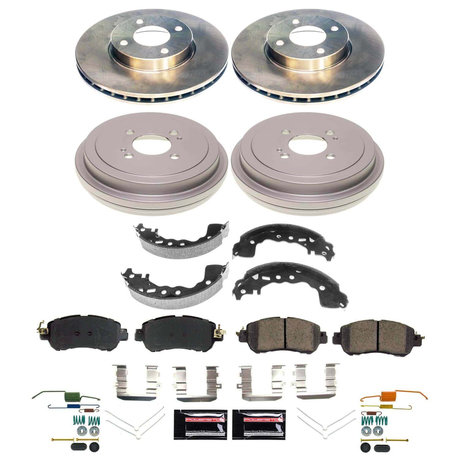 Power Stop KOE15503DK - Z17 Evolution Pad And Autospecialty 1-Click OE Replacement Rotor Kit vehicle fitment brake part