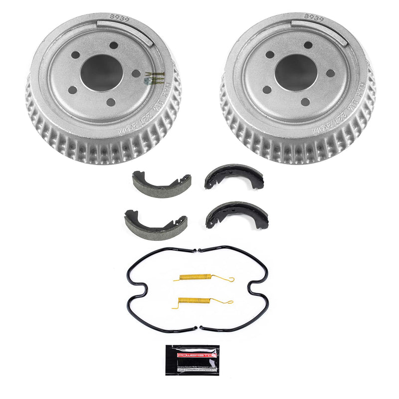 Power Stop KOE15504DK - Rear Autospecialty 1-Click OE Replacement Pad And Rotor Kit With Drum And Brake Shoes vehicle fitment brake part