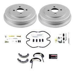 Power Stop KOE15509DK - Rear Autospecialty 1-Click OE Replacement Pad And Rotor Kit With Drum And Brake Shoes vehicle fitment brake part