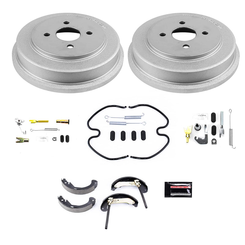 Power Stop KOE15509DK - Rear Autospecialty 1-Click OE Replacement Pad And Rotor Kit With Drum And Brake Shoes vehicle fitment brake part