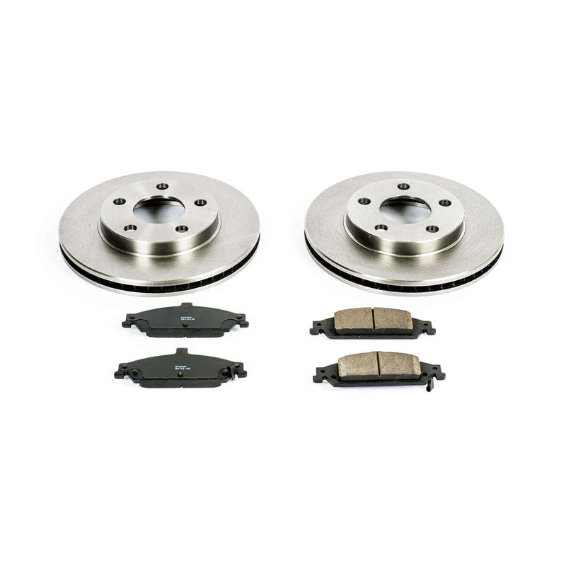 Power Stop KOE1551 Autospecialty - 1-Click Daily Driver Brake Kits (Front) for 1997-2005 Chevrolet Classic product image