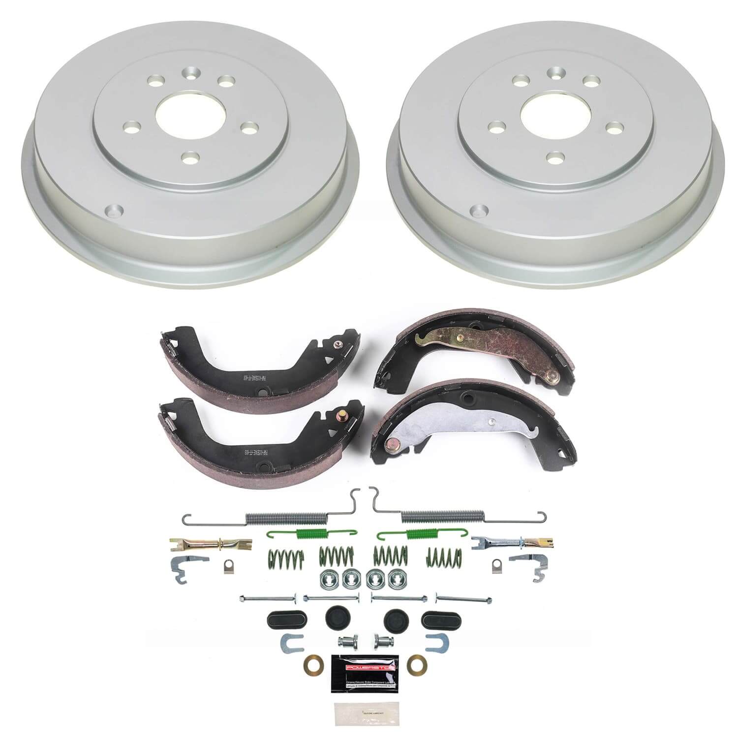 Power Stop KOE15510DK - 1-Click Daily Driver Rear Drum And Shoe Kit vehicle fitment brake part