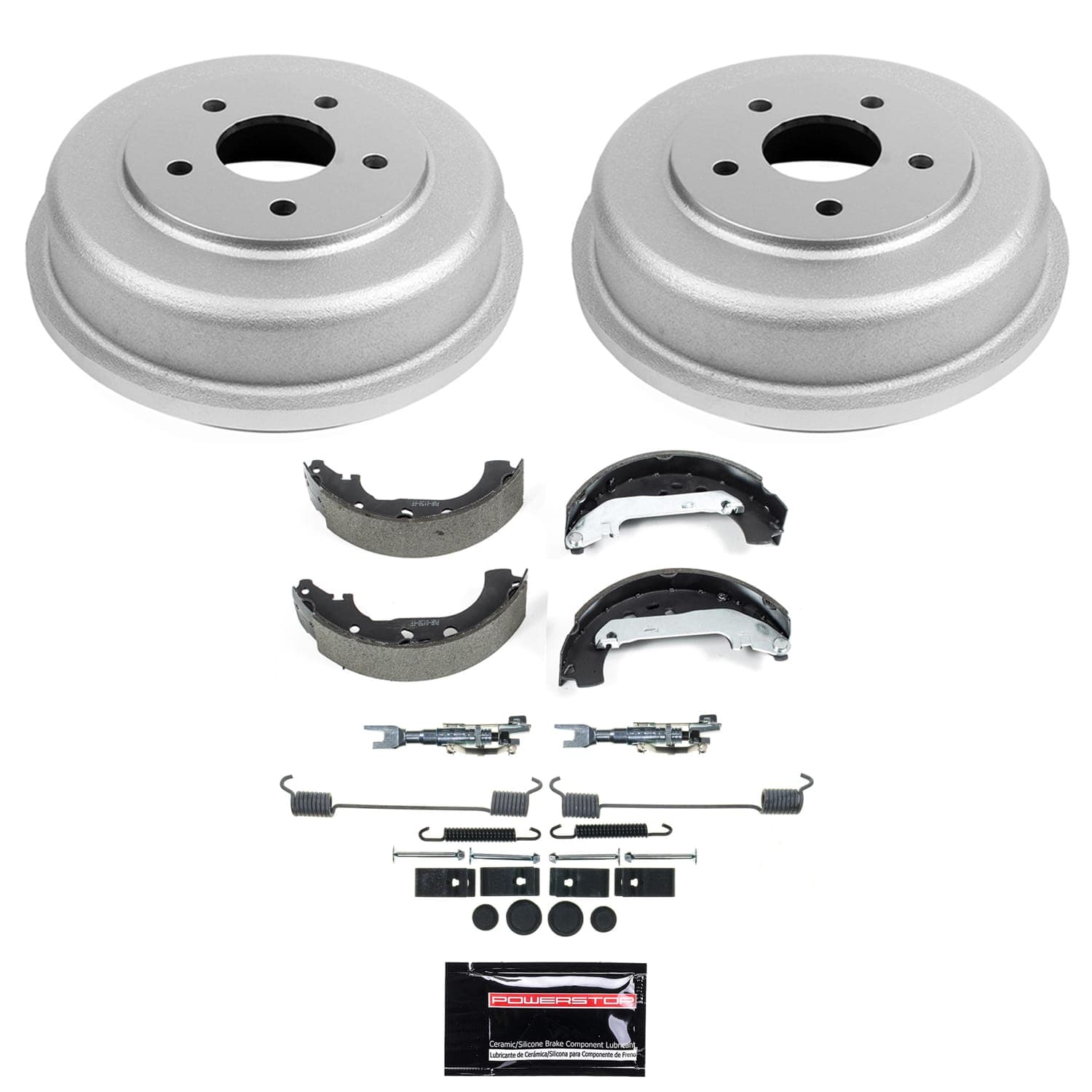 Power Stop KOE15512DK - 1-Click Daily Driver Rear Drum And Shoe Kit vehicle fitment brake part