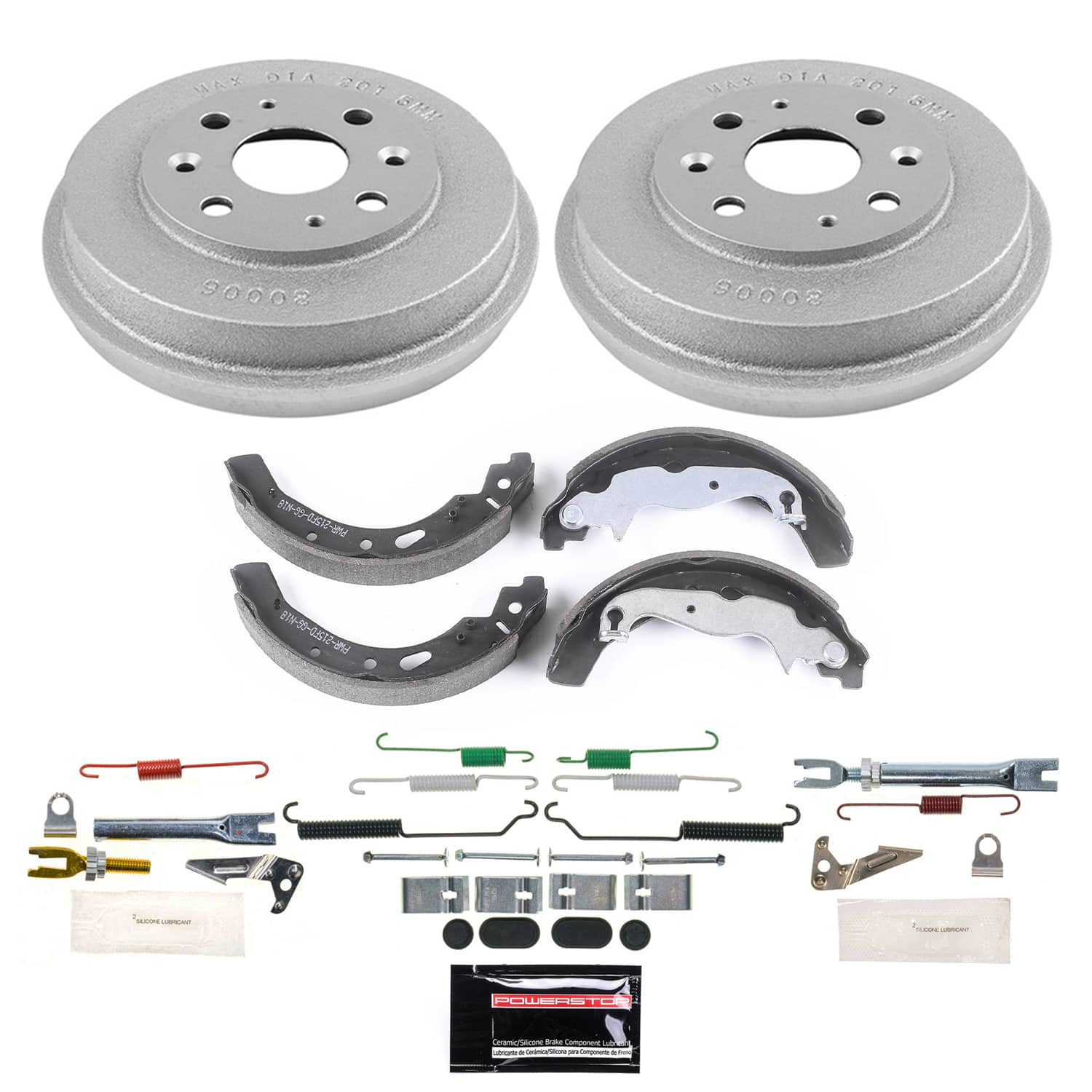Power Stop KOE15514DK - 1-Click Daily Driver Rear Drum And Shoe Kit vehicle fitment brake part