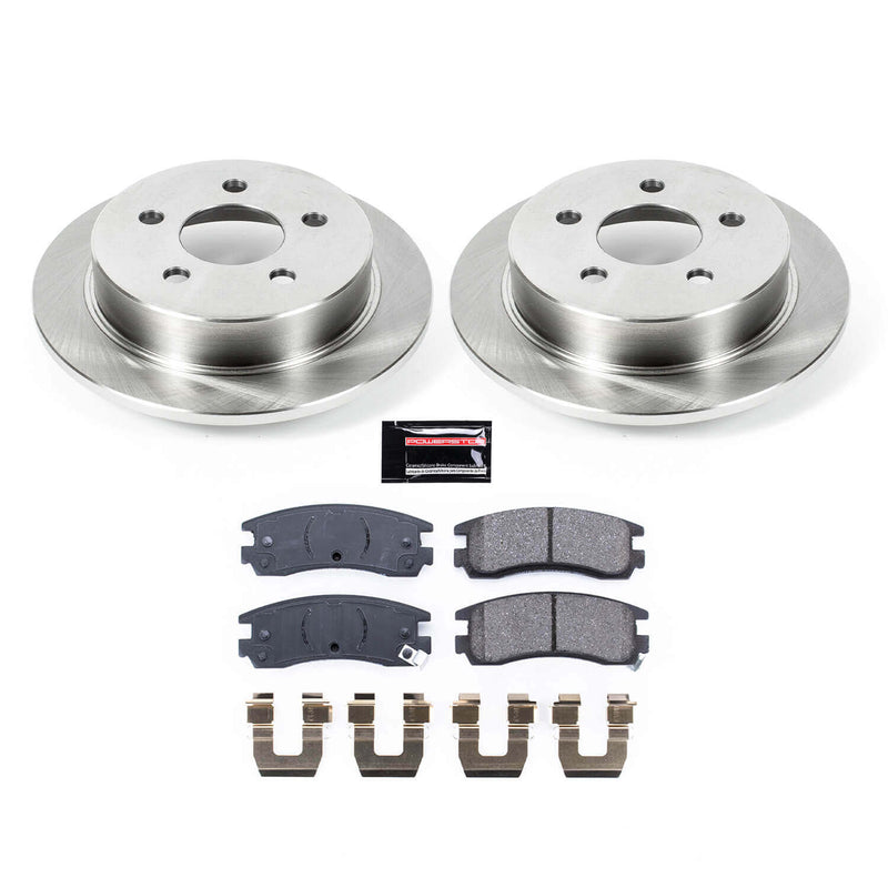 Power Stop KOE1558 Autospecialty - 1-Click Daily Driver Brake Kits (Rear) for 1997-2005 Buick Century product image