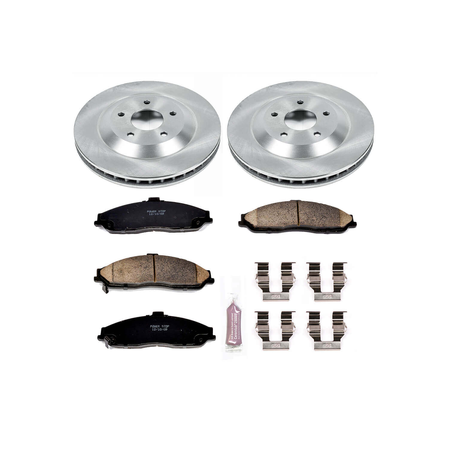 Power Stop KOE1559 Autospecialty - 1-Click Daily Driver Brake Kits (Front) for 1997-2009 Cadillac Xlr product image