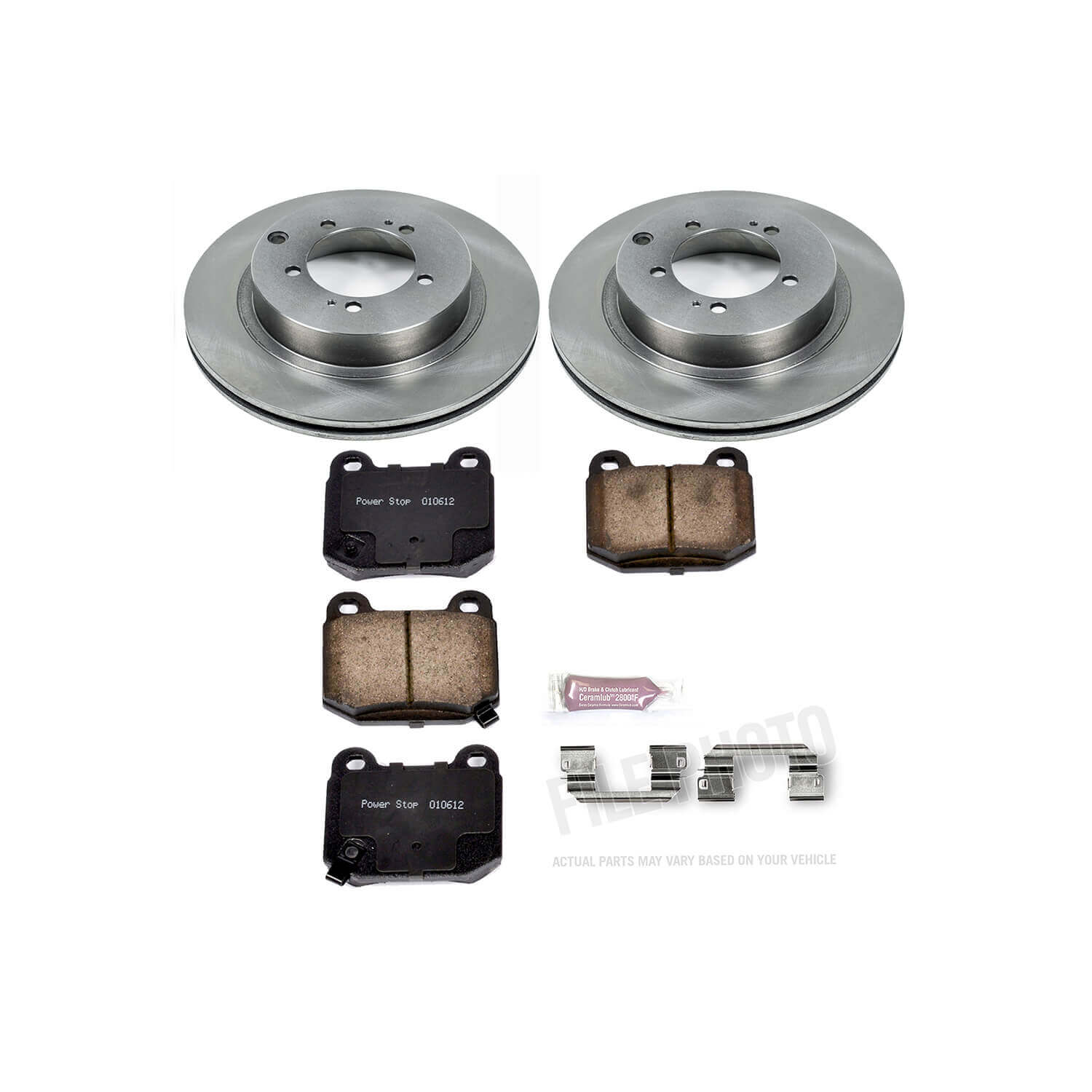 Power Stop KOE156 Autospecialty - 1-Click Daily Driver Brake Kits (Rear) for 2003-2006 Mitsubishi Lancer product image