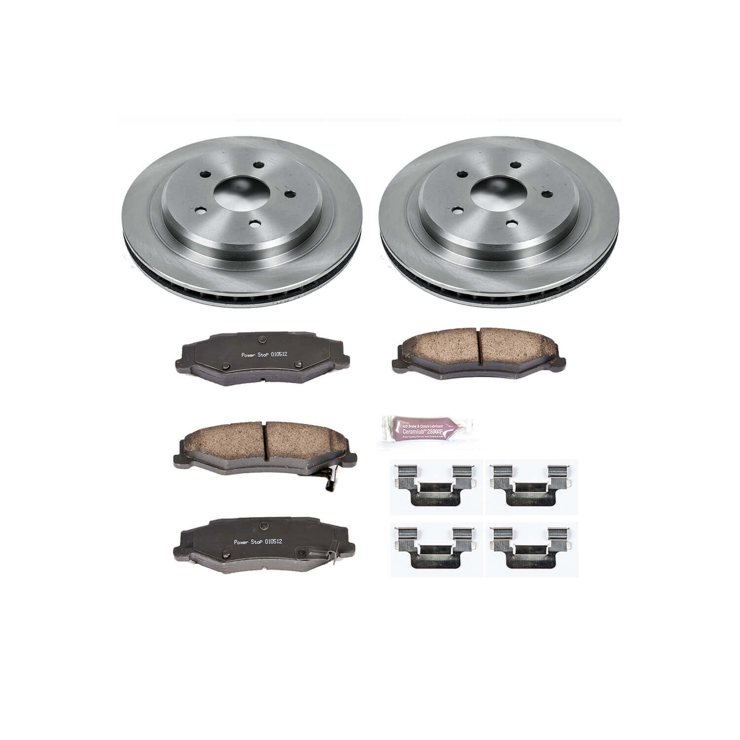 Power Stop KOE1563 Autospecialty - 1-Click Daily Driver Brake Kits (Rear) for 1997-2013 Cadillac Xlr product image