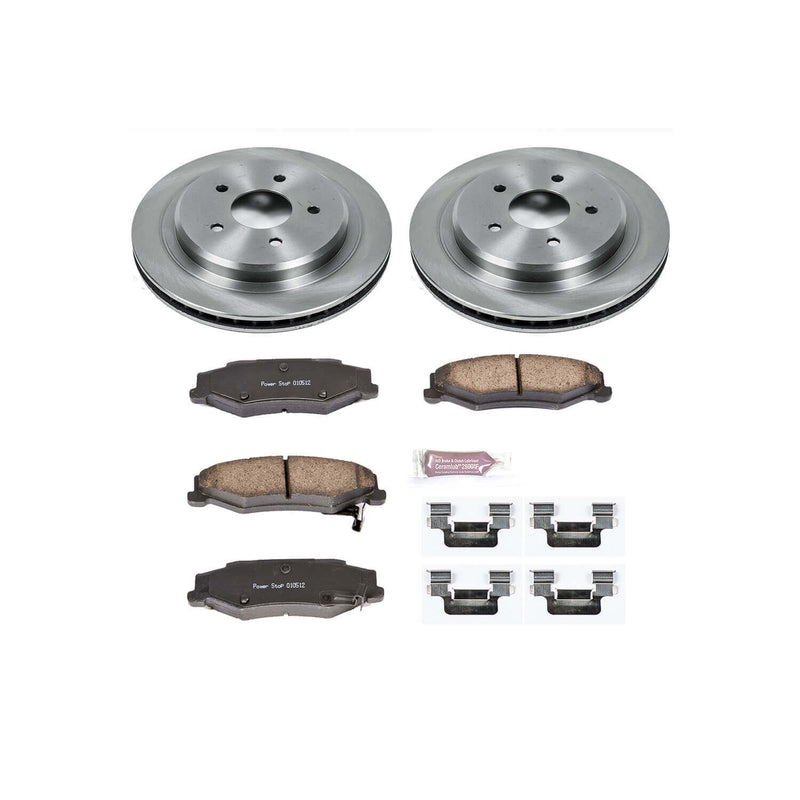 Power Stop KOE1563 Autospecialty - 1-Click Daily Driver Brake Kits (Rear) for 1997-2013 Cadillac Xlr product image