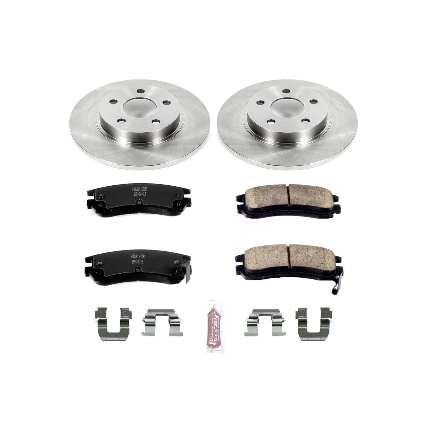 Power Stop KOE1566 Autospecialty - 1-Click Daily Driver Brake Kits (Rear) for 2000-2005 Buick Park Avenue product image