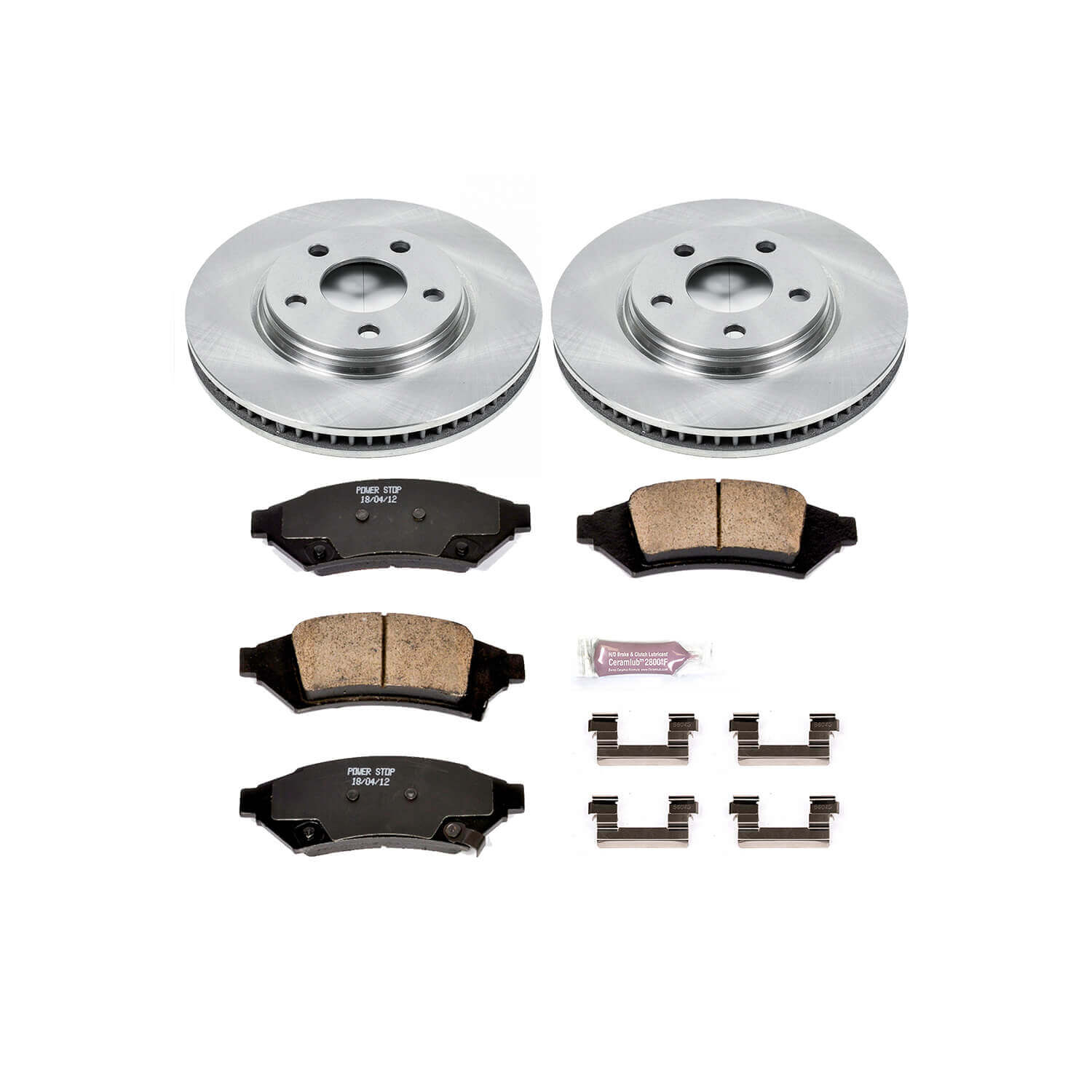 Power Stop KOE1586 Autospecialty - 1-Click Daily Driver Brake Kits (Front) for 2004 Pontiac Grand Prix product image