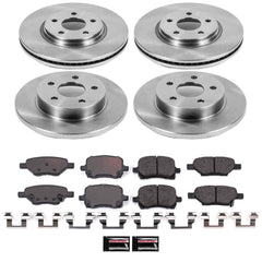 Power Stop KOE1612 Autospecialty - 1-Click Daily Driver Brake Kits (Front And Rear) for 2004-2010 Chevrolet Cobalt product image