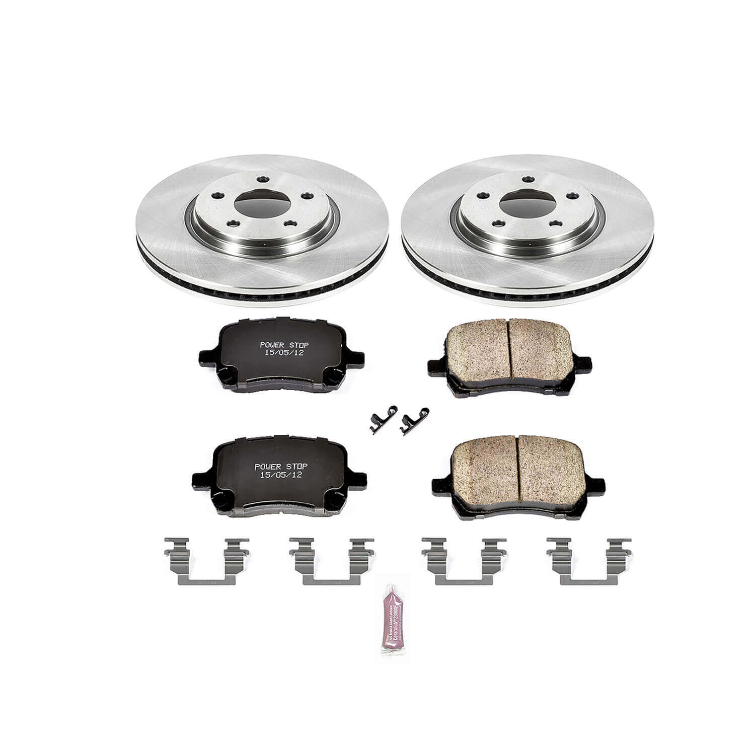 Power Stop KOE1614 Autospecialty - 1-Click Daily Driver Brake Kits (Front) for 2007-2012 Chevrolet Cobalt product image