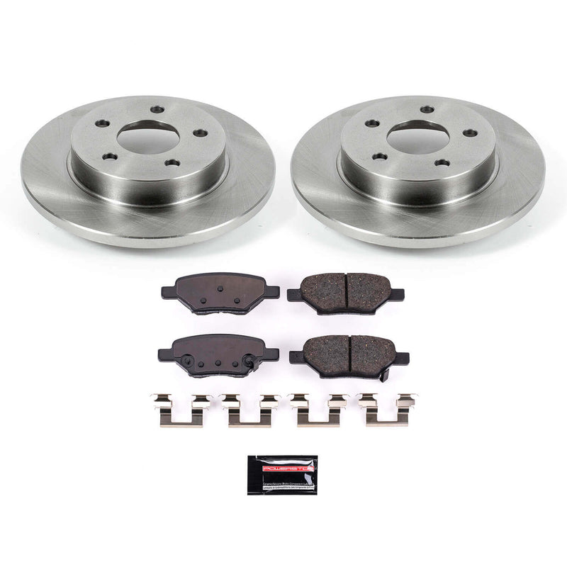 Power Stop KOE1616 Autospecialty - 1-Click Daily Driver Brake Kits (Rear) for 2004-2012 Chevrolet Cobalt product image