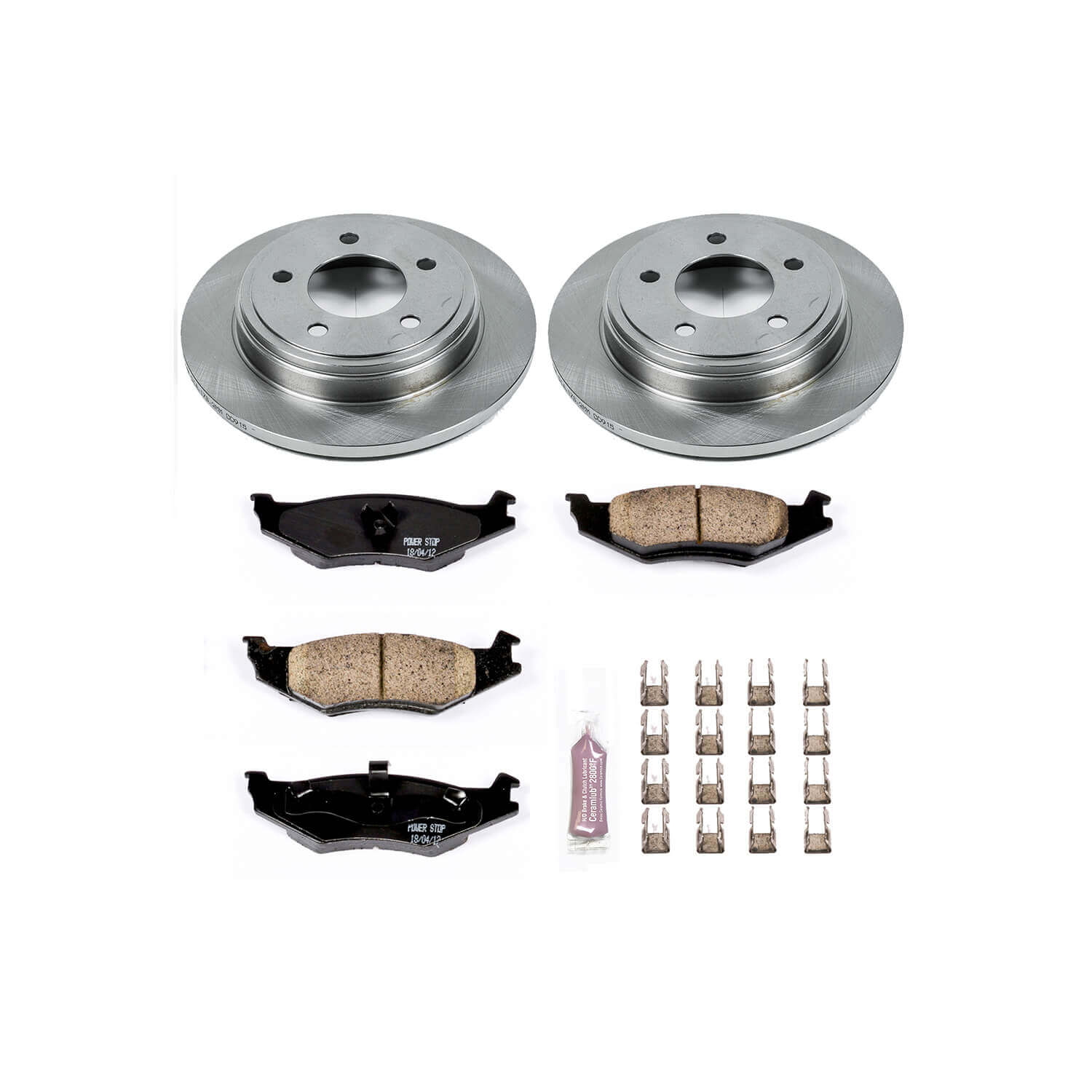 Power Stop KOE1667 Autospecialty - 1-Click Daily Driver Brake Kits (Rear) for 1993-1994 Chrysler Concorde product image