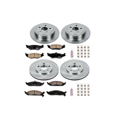 Power Stop KOE1677 Autospecialty - 1-Click Daily Driver Brake Kits (Front And Rear) for 1995-2000 Dodge Stratus product image