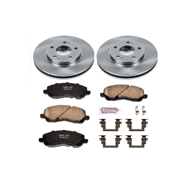 Power Stop KOE1678 Autospecialty - 1-Click Daily Driver Brake Kits (Front) for 2000-2012 Chrysler Sebring product image