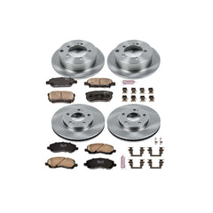 Power Stop KOE1682 Autospecialty - 1-Click Daily Driver Brake Kits (Front And Rear) for 2004-2006 Mitsubishi Lancer product image